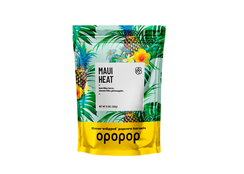 A single green leaf against a white background.