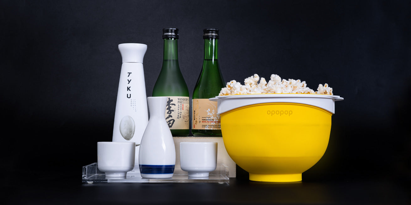 Why Sake Is The Perfect Pairing For Our Wasabi Flavor Wrapped™ Kernels