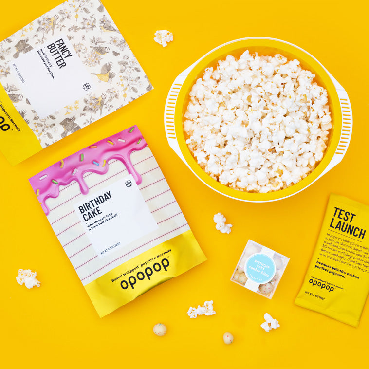 Birthday Popcorn Treat Box Popcorn Seasonings and Gourmet Kernels