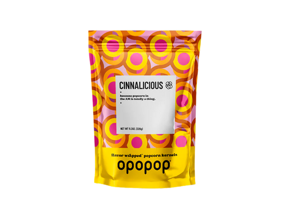 Cinnalicious - Cinnamon Roll Flavored Popcorn Kernels | Opopop