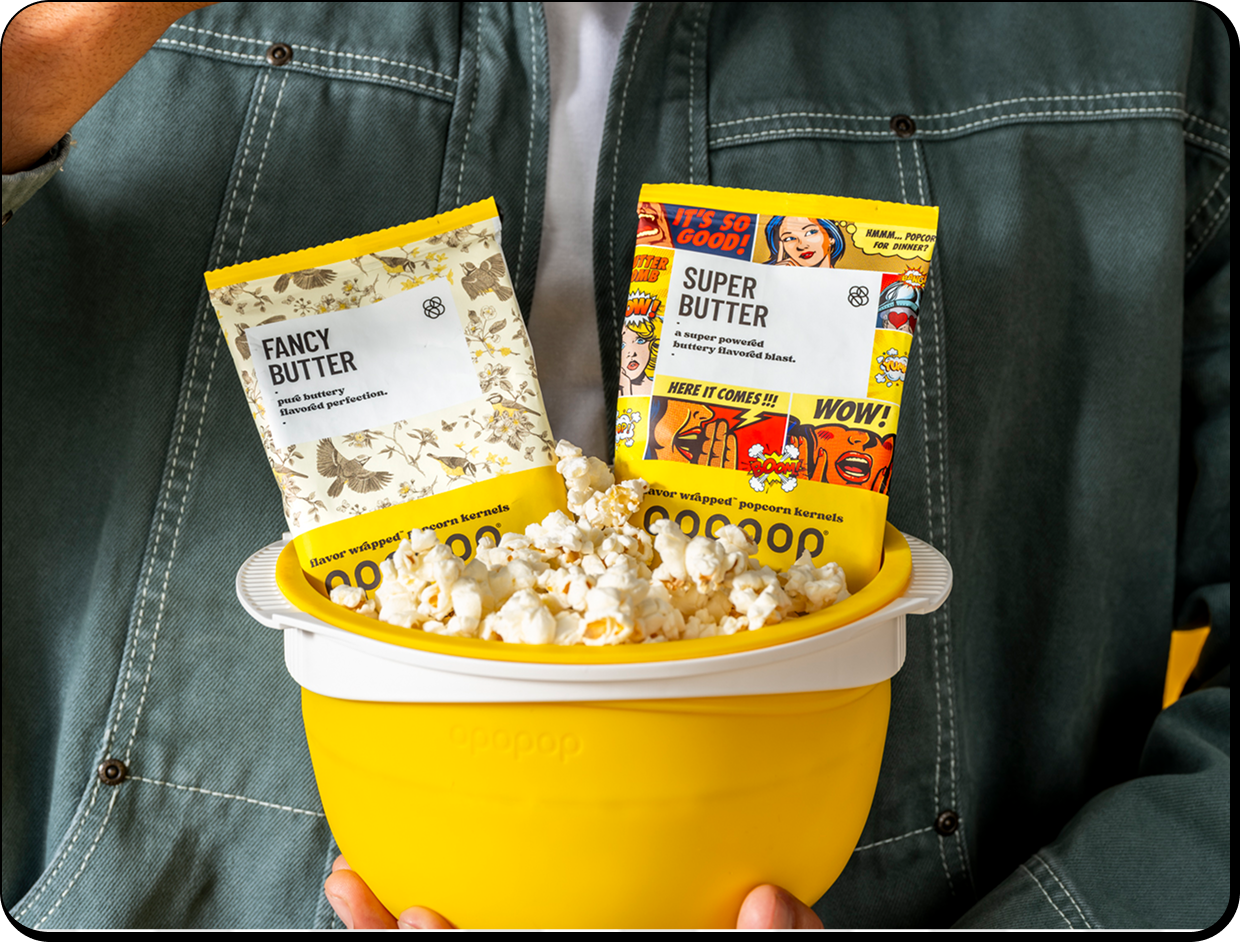 Cinnalicious - Cinnamon Roll Flavored Popcorn Kernels | Opopop Cinnalicious - Cinnamon Roll Flavored Popcorn Kernels | Opopop