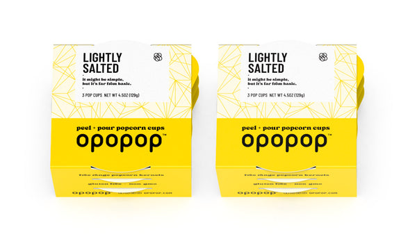 Pop Cups - Lightly Salted - 6-pack – Opopop